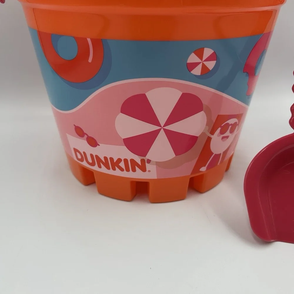 NEW 2025 Limited Edition Summer Dunkin Donuts Munchkin Beach Bucket Sand‎ Shovel